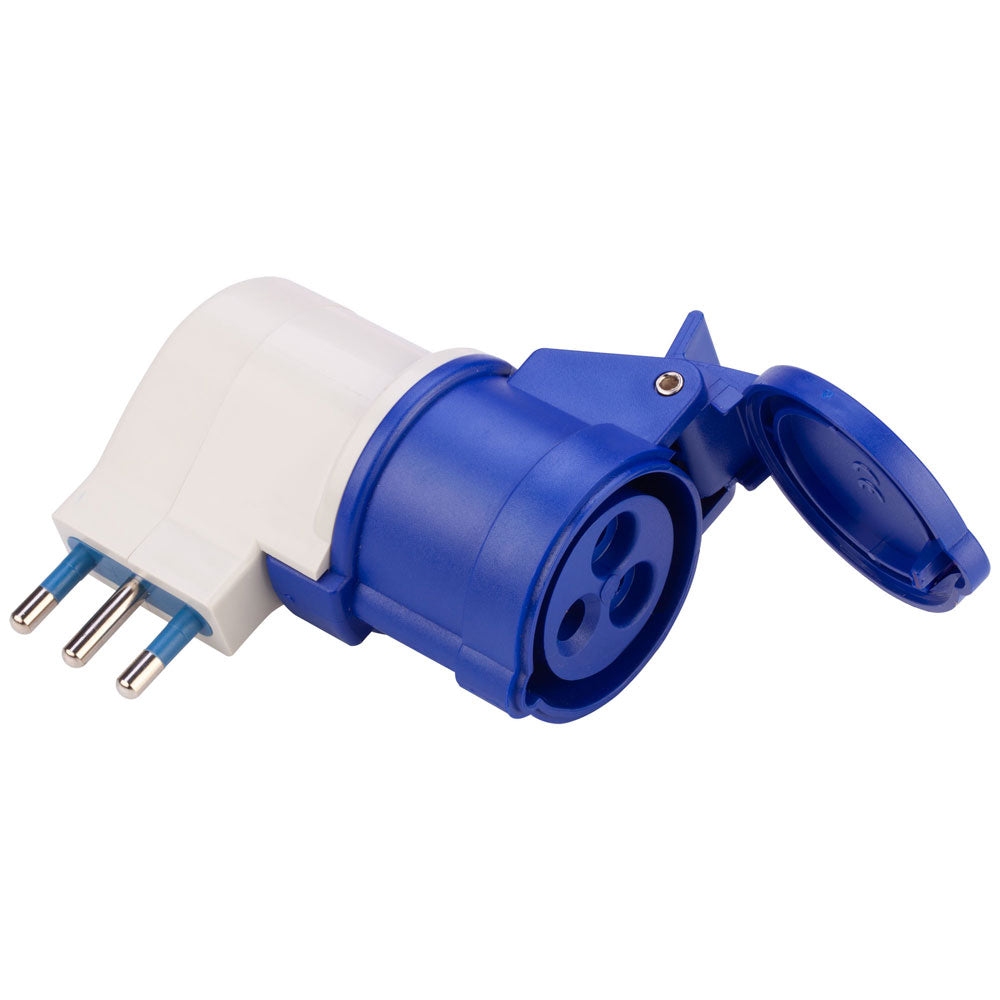 Adattatore Semplice Civile IEC309 220V 640 - Polypool Adattatore Semplice Civile IEC309 220V 640 - Polypool